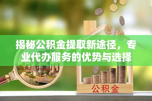二道揭秘公积金提取新途径，专业代办服务的优势与选择