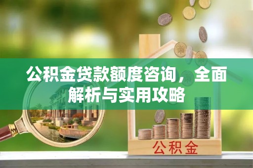 二道公积金贷款额度咨询，全面解析与实用攻略